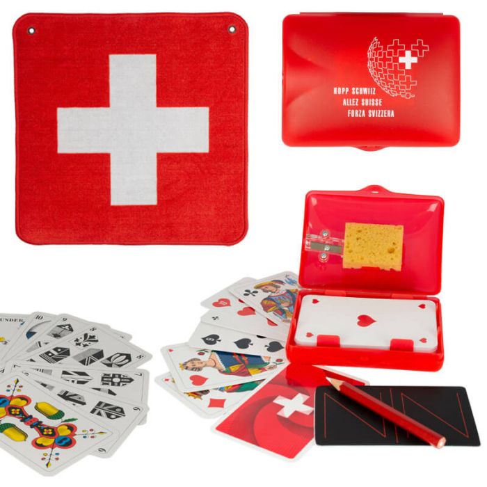 Tapis de carte avec 1 jeu de carte – Fédération Suisse d'Elevage