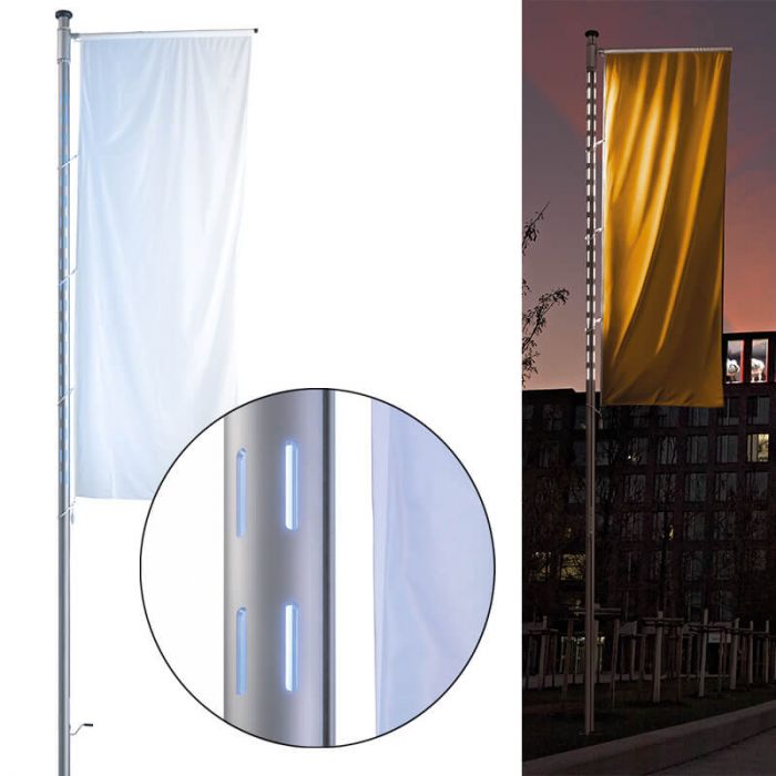 aluminium extérieur Mât Kit Ground Spike 3x5 USA drapeau mât 10 ft environ 3.05 m 10 Ft environ 3.05 m 