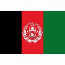 Länderfahne Afghanistan