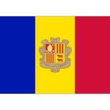 Länderfahne Andorra
