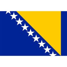 Länderfahne Bosnien und Herzegowina Polyester 225x150 cm