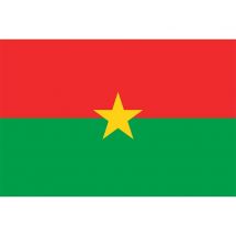 Länderfahne Burkina Faso