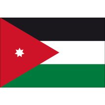 Länderfahne Jordanien