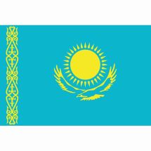 Länderfahne Kasachstan