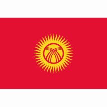 Länderfahne Kirgisistan