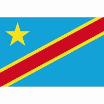 Länderfahne Demokratische Republik Kongo