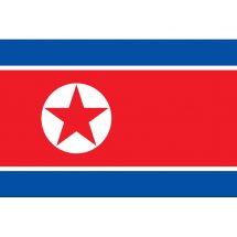 Länderfahne Nordkorea