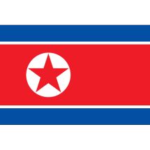 Länderfahne Nordkorea