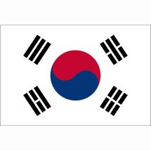 Länderfahne Südkorea Polyester 225x150 cm