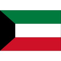 Länderfahne Kuwait Polyester 150x100 cm