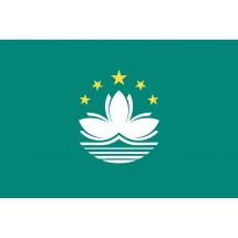 Fahne Gebiet Macau China