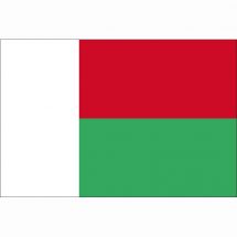 Länderfahne Madagaskar