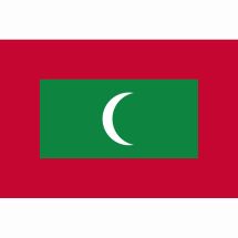 Länderfahne Malediven