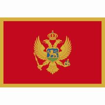 Länderfahne Montenegro