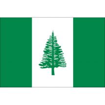 Fahne Gebiet Norfolkinsel Australien