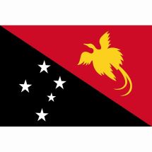 Länderfahne Papua-Neuguinea