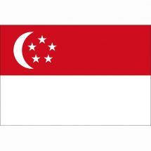 Länderfahne Singapur