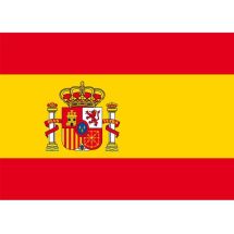 Länderfahne Spanien mit Wappen