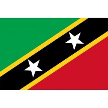 Länderfahne St. Kitts und Nevis