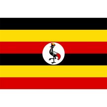 Länderfahne Uganda