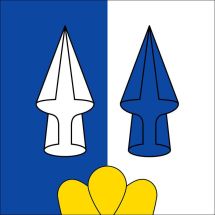 Gemeindefahne 1328 Mont-la-Ville Superflag® 200x200 cm