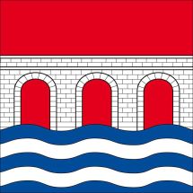 Gemeindefahne 1649 Pont-la-Ville Superflag® 100x100 cm