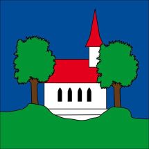 Gemeindefahne 1736 St. Silvester Superflag® 100x100 cm