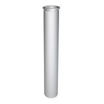 Alu-Bodenhülse mit Zentrierring für 8 m Mast Aluminium