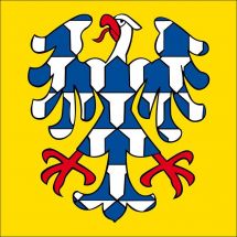 Gemeindefahne 4437 Waldenburg Superflag® 150x150 cm