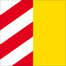 Gemeindefahne 8466 Trüllikon Superflag® 150x150 cm