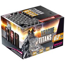 Batterie «League of Titans», 62 Schuss