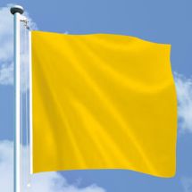 Fahne Uni «Gelb» Superflag® 100x100 cm