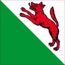 Gemeindefahne 9427 Wolfhalden Superflag® 120x120 cm