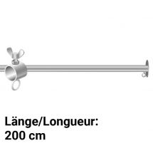 Fahnenstange-Komplettset Aluminium 2000/28 mm