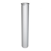 Alu-Bodenhülse mit Zentrierring für 10 m Mast Aluminium