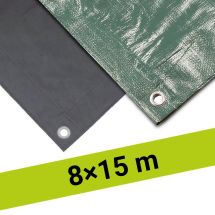 Allzweckblachen 8x15 m green 2.0 200 g/m2