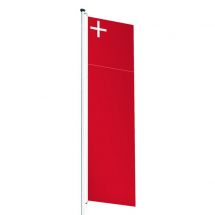 Knatterfahne Kanton Schwyz Superflag® 80x300 cm