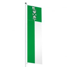 Knatterfahne Kanton St. Gallen Superflag® 80x300 cm