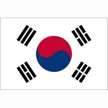 Bootsfahne Südkorea Superflag® 20x30 cm