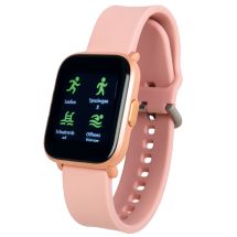 wellcraft Smartwatch mit Multisportfunktion, rosa