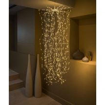 LED Waterfall «Angel Hair Argento»