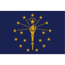 Fahne Bundesstaat Indiana USA