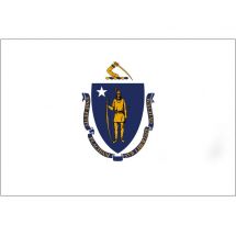 Fahne Bundesstaat Massachusetts USA