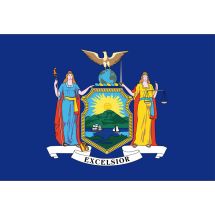 Fahne Bundesstaat New York USA