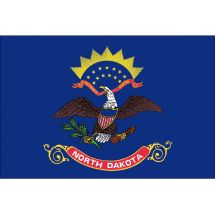Fahne Bundesstaat North Dakota USA