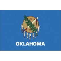 Fahne Bundesstaat Oklahoma USA