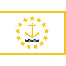 Fahne Bundesstaat Rhode Island USA