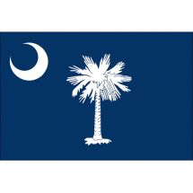 Fahne Bundesstaat South Carolina USA