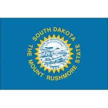 Fahne Bundesstaat South Dakota USA