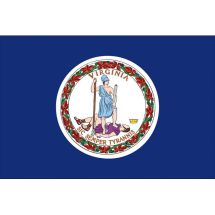 Fahne Bundesstaat Virginia USA